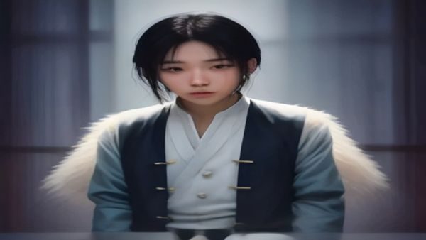 内容创作者在工作室对着屏幕整理香港三级片相关素材，通过港影资讯导航快速核实影片信息与影人背景资料